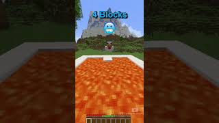 Minecraft 1 Block vs 5 Blocks Jump 😰😰😰 [upl. by Orlosky305]