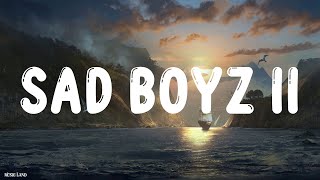 Junior H  Sad Boyz II LetraLyrics  Music Land [upl. by Oicanata271]