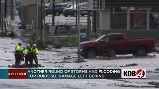 Another round of storms and flooding hit Ruidoso [upl. by Sinnelg852]