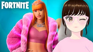 FORTNITE mas jogando com a skin da Ice Spice 😀 fortnitebr fortniteremix vtuber [upl. by Scribner]