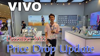 VIVO Price Drop Update December 2023  Vivo X80  Vivo V29e 5G  Vivo Y35  Vivo Y22s  Y17s  Y02T [upl. by Atiuqan252]