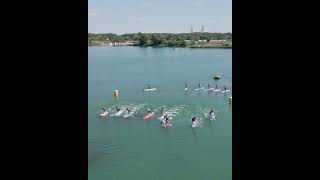 ICF SUP World Cup 2  Budapest Hungary  Mens 200m Sprints [upl. by Broderic]