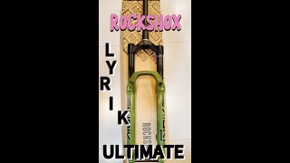 Rockshox Lyrik Ultimate  Charger Damper 3 with Butter Cups  Weight [upl. by Bolten]