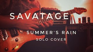 Savatage  Summers Rain Solo Cover [upl. by Annail164]