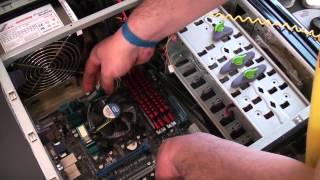 Asus P8Z77M Pro Motherboard Build [upl. by Lassiter]