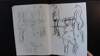 IADTBCFE ANIMATION PORTFOLIO Observational Sketchbook Aug 19  Jan 20 [upl. by Ialokin188]