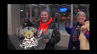 20th Annual Teddy Bear Toss  Giveaway amp Golden Ticket [upl. by Thorfinn]