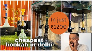 Cheapest hookah in delhi🔥💯Smoke town shop❤️💯Shisha store chawdi bazaarImported hookah’s [upl. by Yztim259]