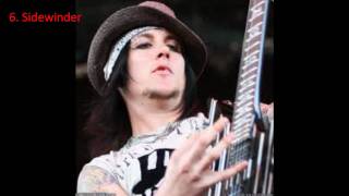 My Top 10 Avenged Sevenfold Solos 20012010 [upl. by Nedrob]