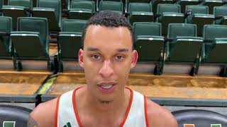 CaneSport TV Up close with Miami Hurricanes big man Lynn Kidd [upl. by Yllak]