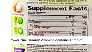 Vitafusion Power Zinc Gummy Vitamin 2 Bottle Review [upl. by Aennil]