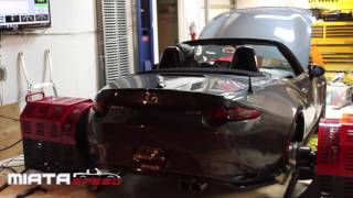 Greddy Supreme SP Full Exhaust Dyno Run  2016 Mazda MX5 Miata [upl. by Tessil]