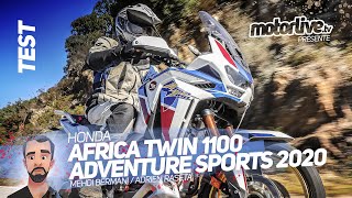 HONDA AFRICA TWIN 1100 ADVENTURE SPORTS 2020 I TEST MOTORLIVE [upl. by Gatian508]