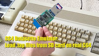 Commodore 64 loading tap files from SD card [upl. by Attela]