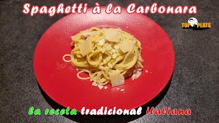 La Vraie Recette des Spaghetti Carbonara  Pas de Crème Juste lAuthenticité Italienne [upl. by Leiser]