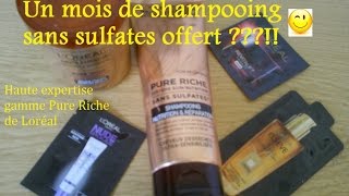 Testez les produits LOREAL ss sulfates [upl. by Hendrix]