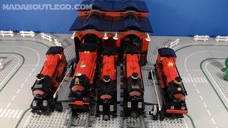 LEGO TRAINS All Hogwarts Express Trains [upl. by Welbie]