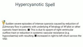 Hypercyanotic Spell  Tet Spell ❤❤❤❤  Presentation [upl. by Kavanaugh540]