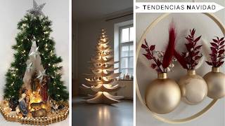 TENDENCIAS NAVIDEÑAS CHRISTMAS TRENDS 2024 DECORAR CASA CHRISTMAS HOME DECOR [upl. by Lilyan]