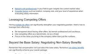 Mastering Salary and Benefits Negotiation  Caeser Abdalla [upl. by Ayiotal]