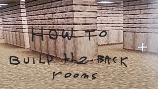 how to build the backrooms in minecraft [upl. by Kendell]