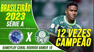 ENDRICK GOL CRUZEIRO 1 X 1 PALMEIRAS  MELHORES MOMENTOS  CAMPEONATO BRASILEIRO 2023  CAMPEÃO [upl. by Paradies938]