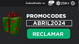 Codigos que te Dan Robux GRATIS✅️en Roblox ABRIL 2024 [upl. by Eadahc]