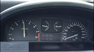 Honda CRX II 16 16v 124HP ACCELERATION 0100kmh 060mph [upl. by Mathi]