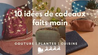 28  Des cadeaux faits main  10 DIY à offrir pour Noël [upl. by Kcirted970]