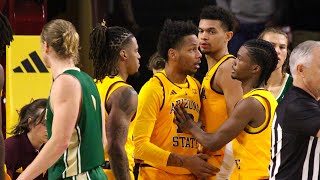 ASU MBB Arizona State squeaks by Cal Poly behind six doubledigit scorers on Wednesday [upl. by Eiralc]