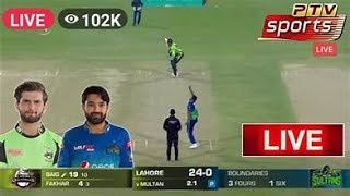 Multan Sultan Vs Lahore Qalandar  Match 5  Live [upl. by Missi]