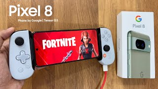 Google Pixel 8 Unboxing  Fortnite Genshin Impact Call Of Duty Gameplay [upl. by Ecirtaemed2]