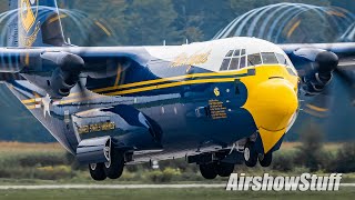 New quotFat Albertquot C130J Super Hercules  First Public Demo [upl. by Eves158]