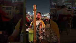 No creerás con quién terminé fumando shisha en Qatar 🇶🇦 shorts youtubeshorts qatar [upl. by Adanar]