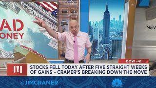 Jim Cramer explains why a hangover might be on the way for buyers [upl. by Erminna882]