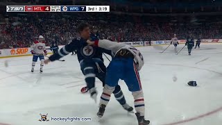 Chris Wideman vs Mark Scheifele Mar 1 2022 [upl. by Fenn699]