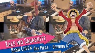 One Piece Opening 12  Band Cover  Kaze wo Sagashite  矢口真里とストローハット [upl. by Winterbottom]