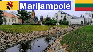 Lithuania Marijampolė walking in city centre and park 2024 4K [upl. by Caitrin280]