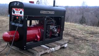 Lincoln welder SA200 Pipeliner K6090 Red Face 1968 Sold [upl. by Nerraf740]