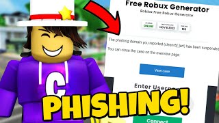 Cleanse Beam Free Robux Website Shut Down [upl. by Etrem451]