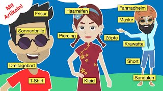 Clothes Vocabulary Learn German A1 A2 [upl. by Deutsch]