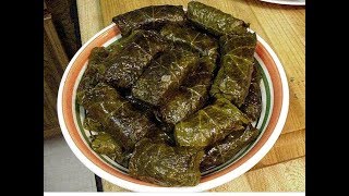 Sarma me Gjethe Rrushi Yaprak  Grape Leaf with Rice Great Recipe [upl. by Newman]