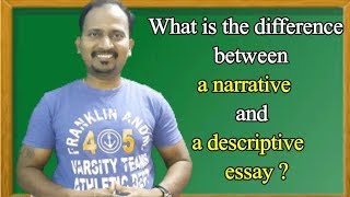 What is the difference between a narrative essay and descriptive essay [upl. by Gensmer487]