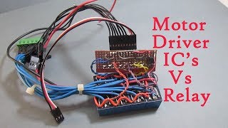 Relays vs Motor Driver ICs  How to use Relays  DIY Relay Motor Driver Arduino [upl. by Gemperle861]