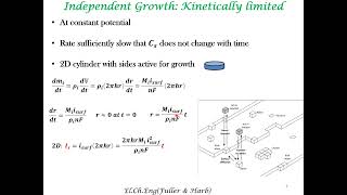 Growth of Nuclei amp clues to mechanisms underlying electrodepostion [upl. by Nehgem939]