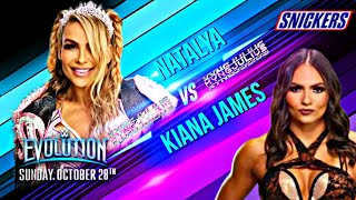 NATALYA VS KIANA JAMES WWE 2K23 HIGHLIGHTS ❤️‍🔥✨ [upl. by Nymzaj]