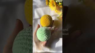 Crochet Amigurumi Ball crocheting learncrocheting crochetdesign amigurumicrochet [upl. by Amann928]