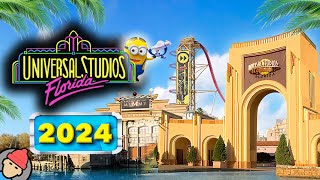 Universal Studios Florida RIDES amp ATTRACTIONS 2024  Universal Orlando Resort [upl. by Winser]