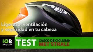 Casco bicicleta MET Strale Ventilación ligereza y seguridad para tu cabeza [upl. by Idnak717]