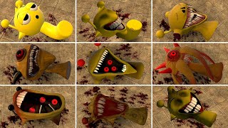 SIMON YELLOW SPRUNKI ALL PHASES 110 TORTURE Garrys Mod [upl. by Tutankhamen100]